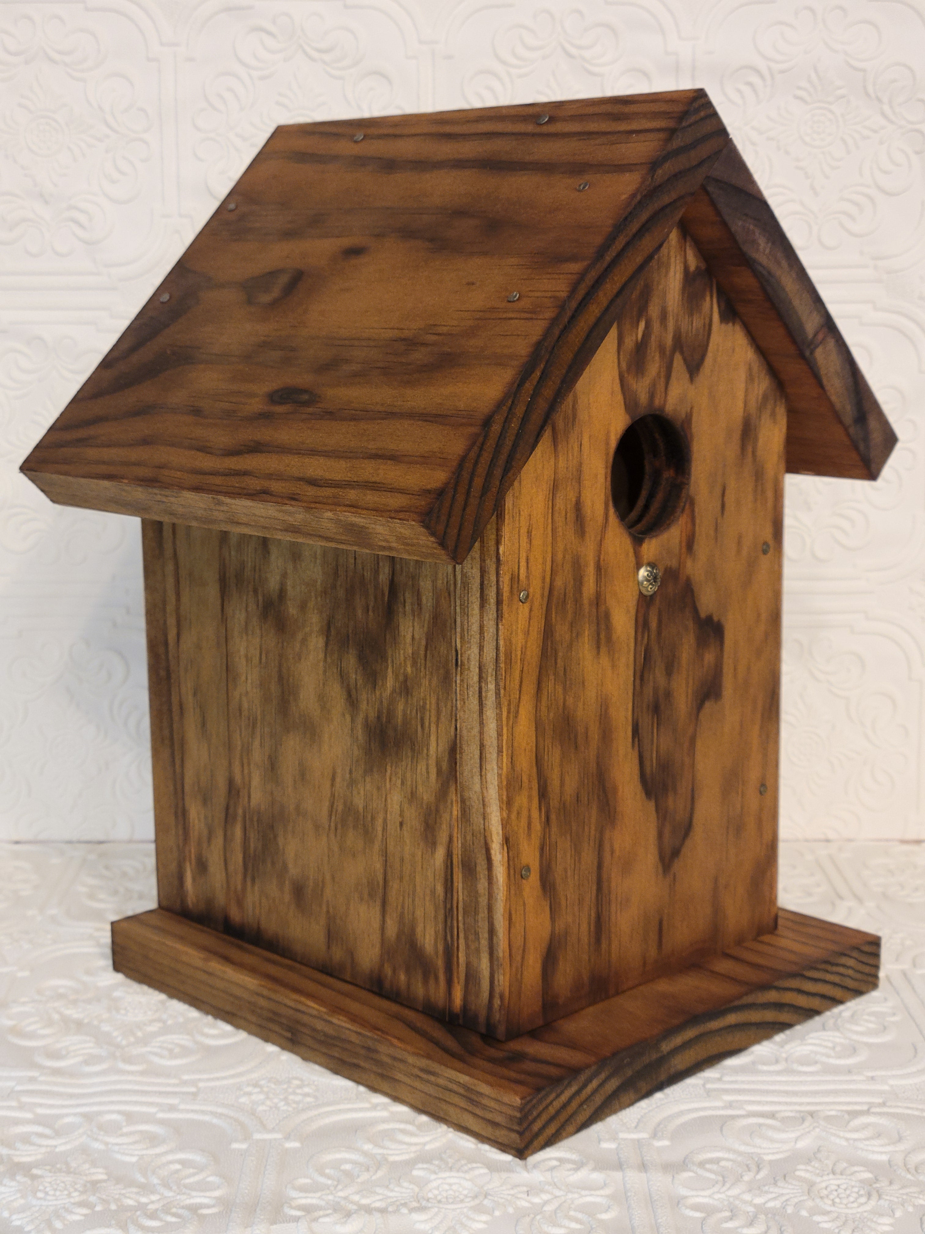 Naturally Stained Birdhouse