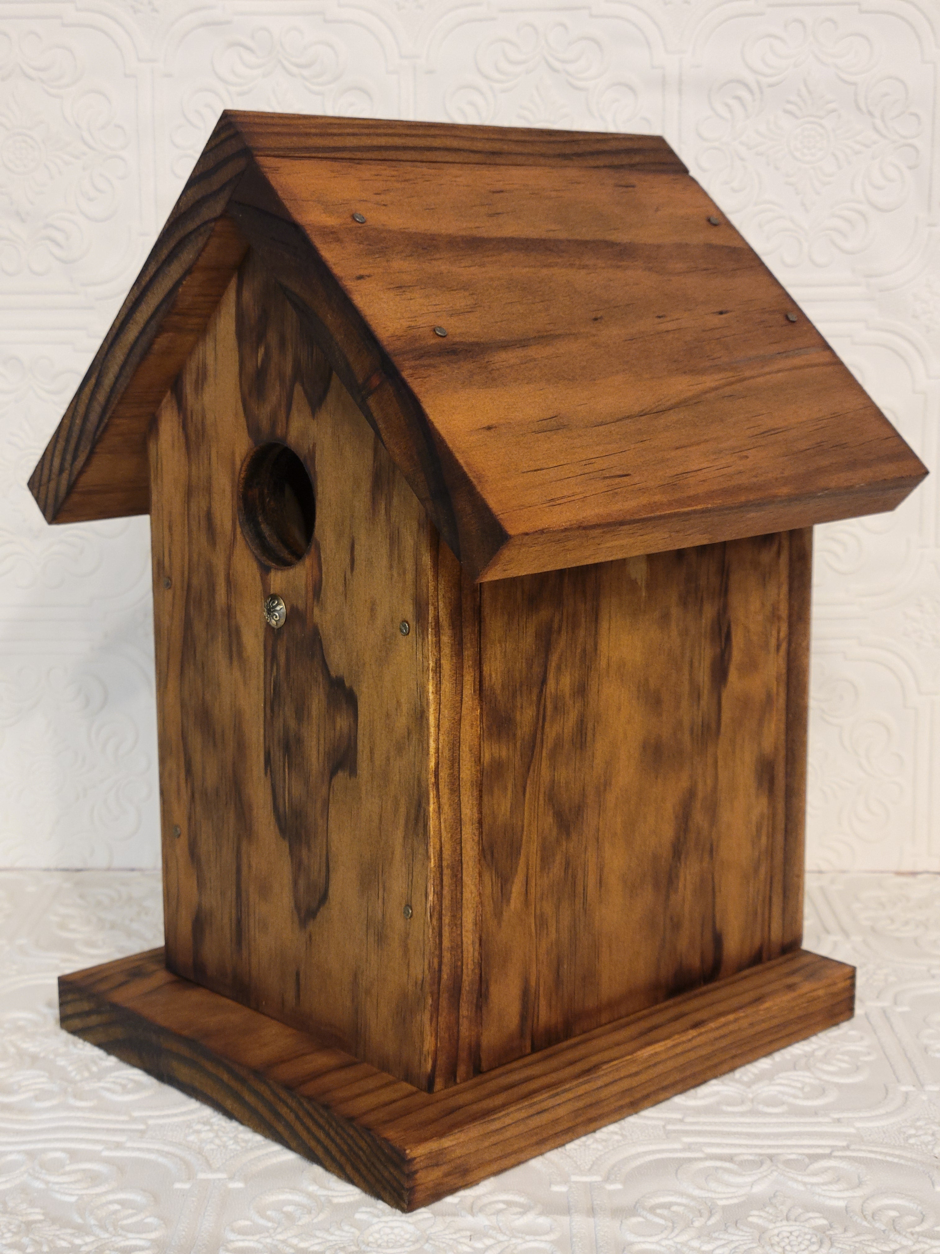 Naturally Stained Birdhouse